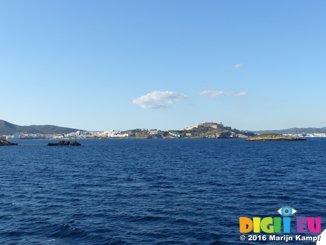 FZ027295 Ibiza from ferry